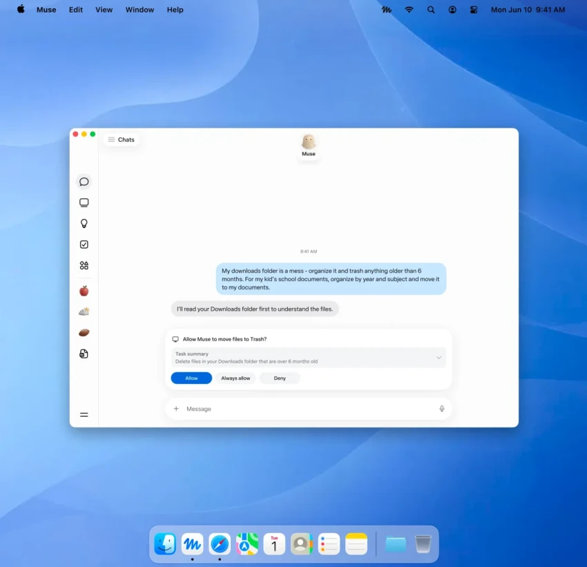 Meta's Muse выходит на Mac, позволяя искусственному интеллекту выполнять действия на вашем компьютере.