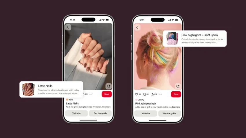Теперь искусственный интеллект Pinterest превращает пины о красоте в планы действий.