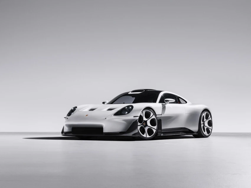 Над 911? Porsche представляет новый суперкар со среднемоторной компоновкой.